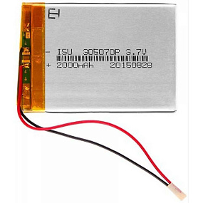 АКБ универсальная 305070p 2000mAh (3*50*70)
