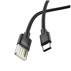 Дата кабель Type-C - USB Hoco U55 1м черный