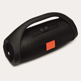 Колонка Charge Booms Box mini (Bluetooth/MicroSD/USB/FM/AUX) черная