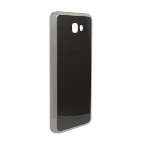 Силиконовый чехол для Samsung G570 Galaxy J5 Prime под металлик черный