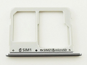 Контейнер SIM Samsung A310F/A510F Черный