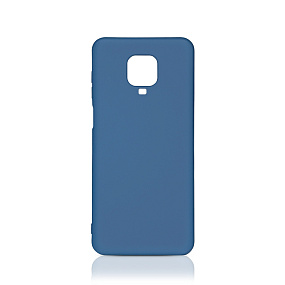Силиконовый чехол Xiaomi Redmi Note 9S/9 Pro/9 Pro Max DF синий