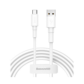 Дата кабель Type-C - USB Baseus Mini White 1м 3.0A белый