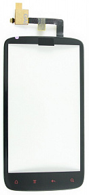 Сенсор для телефона HTC Sensation/G14/Sensation XE/G18 Черный/красные кнопки