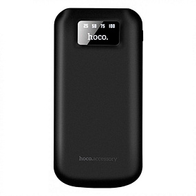 Портативное зарядное устройство Hoco B26 10000mAh micro USB LCD черный