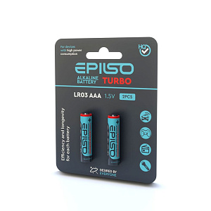 Батарейка ААА Epilso LR3 2BL Turbo 1шт
