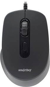 Мышь проводная SmartBuy ONE 265-B черная (бесшумная)