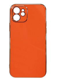 Кейс iPhone 12 Pro силикон SL007 (003) оранжевый