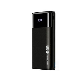 Портативное зарядное устройство Borofone DBT01 4USB/Micro/Type-C/Lightning 40000mAh черный