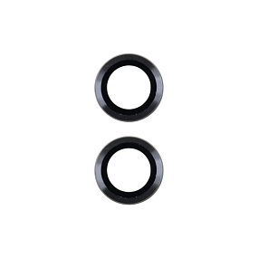 Стекло камеры iPhone 15/15 Plus (комплект 2 шт.) Черный