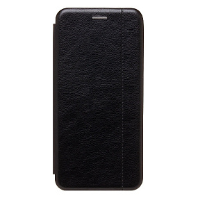 Чехол-книжка под кожу Xiaomi Redmi 14C/Poco C75 BC002 боковой флип черный
