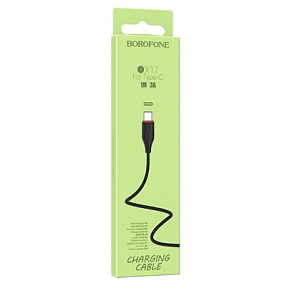 Дата кабель micro USB - USB Borofone BX17 2.4A 1м черный
