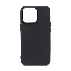 Кейс iPhone 14 Silicone Case без логотипа черный