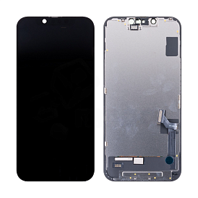 Дисплей для телефона iPhone 14 в сборе Черный - (Orig LCD)