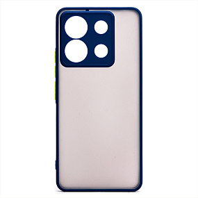 Силиконовый чехол Xiaomi Redmi Note 13 Pro 5G/Poco X6 PC041 темно-синий