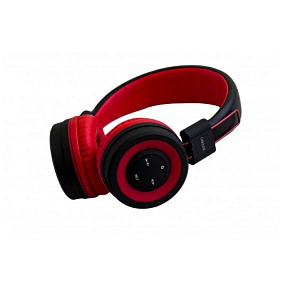 Bluetooth-наушники Celebrat A4 полноразмерные красные (УЦЕНКА) Потёртости