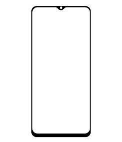 Защитное стекло Oppo A16/A16s 3D черное