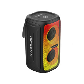 Колонка Hopestar Party 110 mini (Bluetooth/MicroSD/USB/FM/AUX/Microphone) 16W черный(УЦЕНКА)б/у,поте