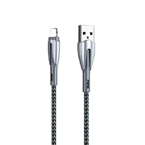 Дата кабель lightning - USB Remax Armor RC-162i 1м 3A серебро