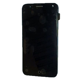 Дисплей для телефона Alcatel OT-5051D в сборе с тачскрином Черный