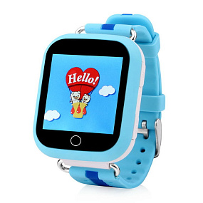Часы Smart Baby Watch Q75 (sim, android, ios, 3G, GPS) голубые