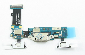 Шлейф Samsung G900F/S5 плата системный разъем/сенсор/микрофон