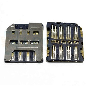 Коннектор SIM Huawei Honor 5A/Y5 II/Y5 2017/Micromax Q398