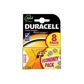 Батарейка ААА Duracell LR3 8BL 1шт
