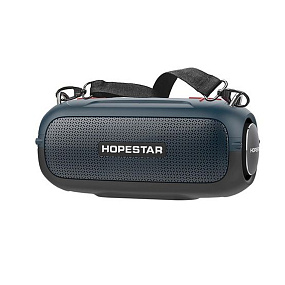 Колонка Hopestar A41 (Bluetooth/SD/USB/FM/AUX/P.bank) 6W синяя