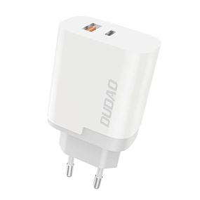 СЗУ-USB-Type-C Dudao A6XSeu 2 выхода 22.5W QC3.0+PD белый