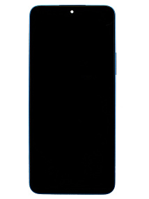 Дисплей для телефона Huawei Honor X8a/Honor 90 Lite (CRT-LX1) модуль с рамкой Голубой - Оригинал